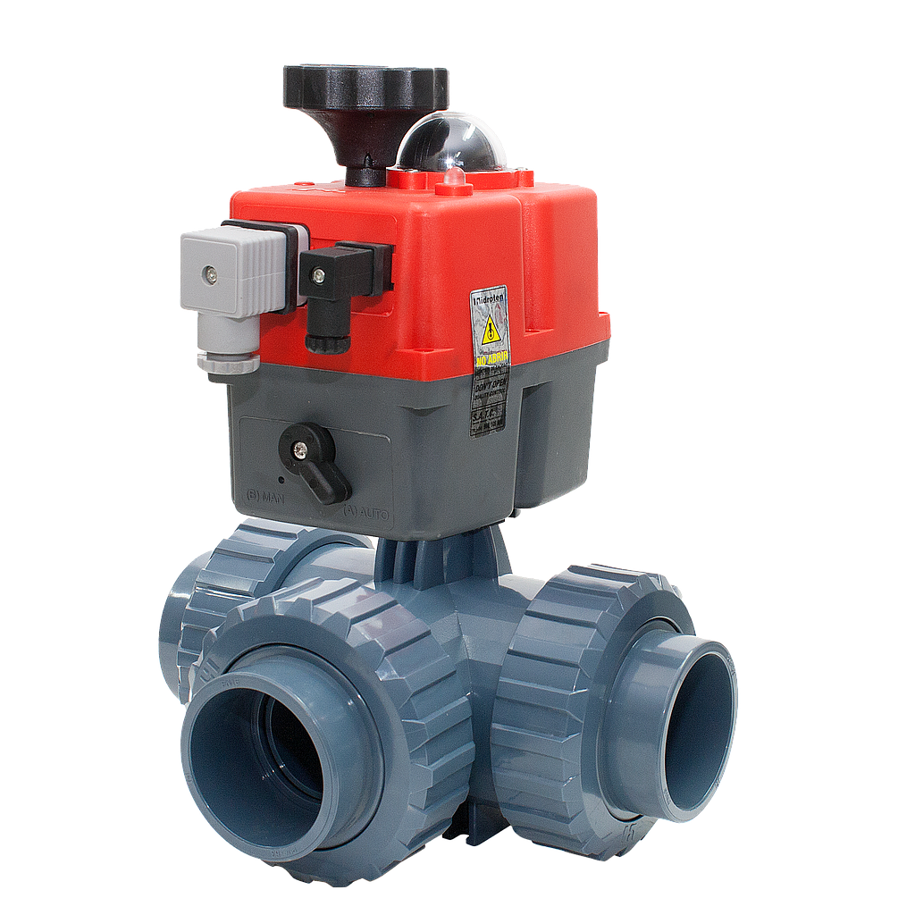 Automatic 3-way valve 50 mm L-bore without controller