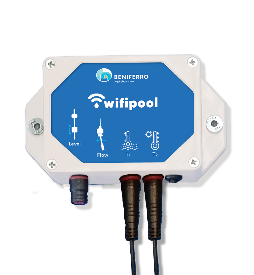 Wifipool module TLF (2 x temp - level - flow)