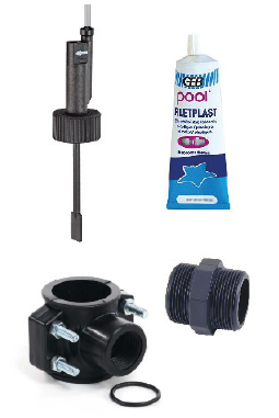 Flow switch set for Water treatment Liquid pH and Chlorine  (2 wire connection). HS 90268080 