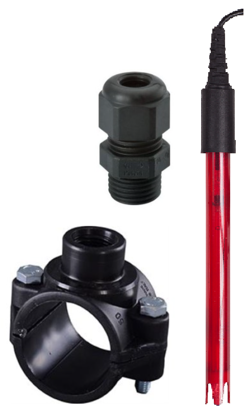 RX probe platinum + tapping saddle + probe gland complete kit. HS 90268080 