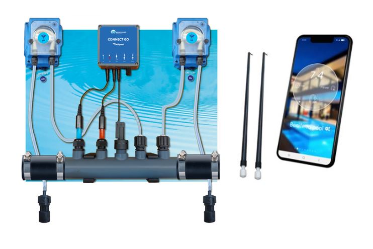 Ferrodos Wifi with flowswitch and level switches for swimming pool up to 150m³