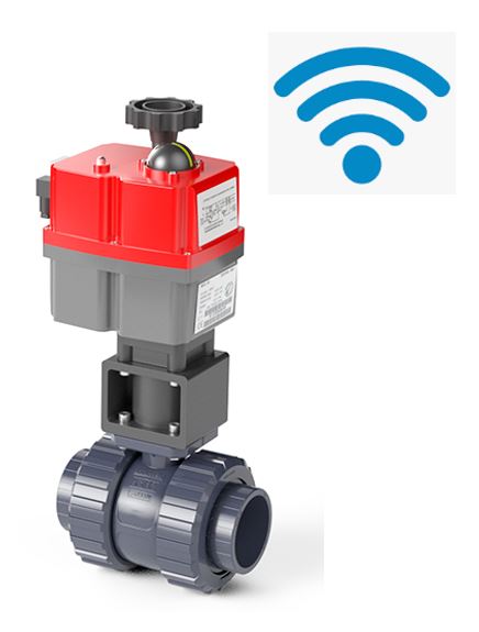 WIFI automatische 2-wegklep 50mm L boring met TLF temperatuurregelmodule en temperatuursensoren (1 &amp; 3m) - plug &amp; play type Hidro
