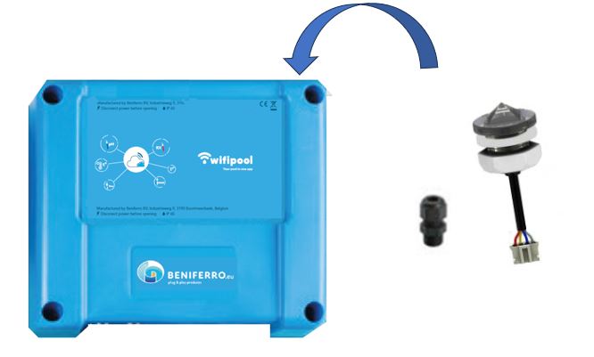 Additional level measurement for swimming pool or SPA on CONNECT PRO measuring and control box -