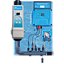 Salt electrolysis HS pre-mounted on wall plate with pH and RX control - Display - 16g/h - Swimming pool 50m³ - with flow switch